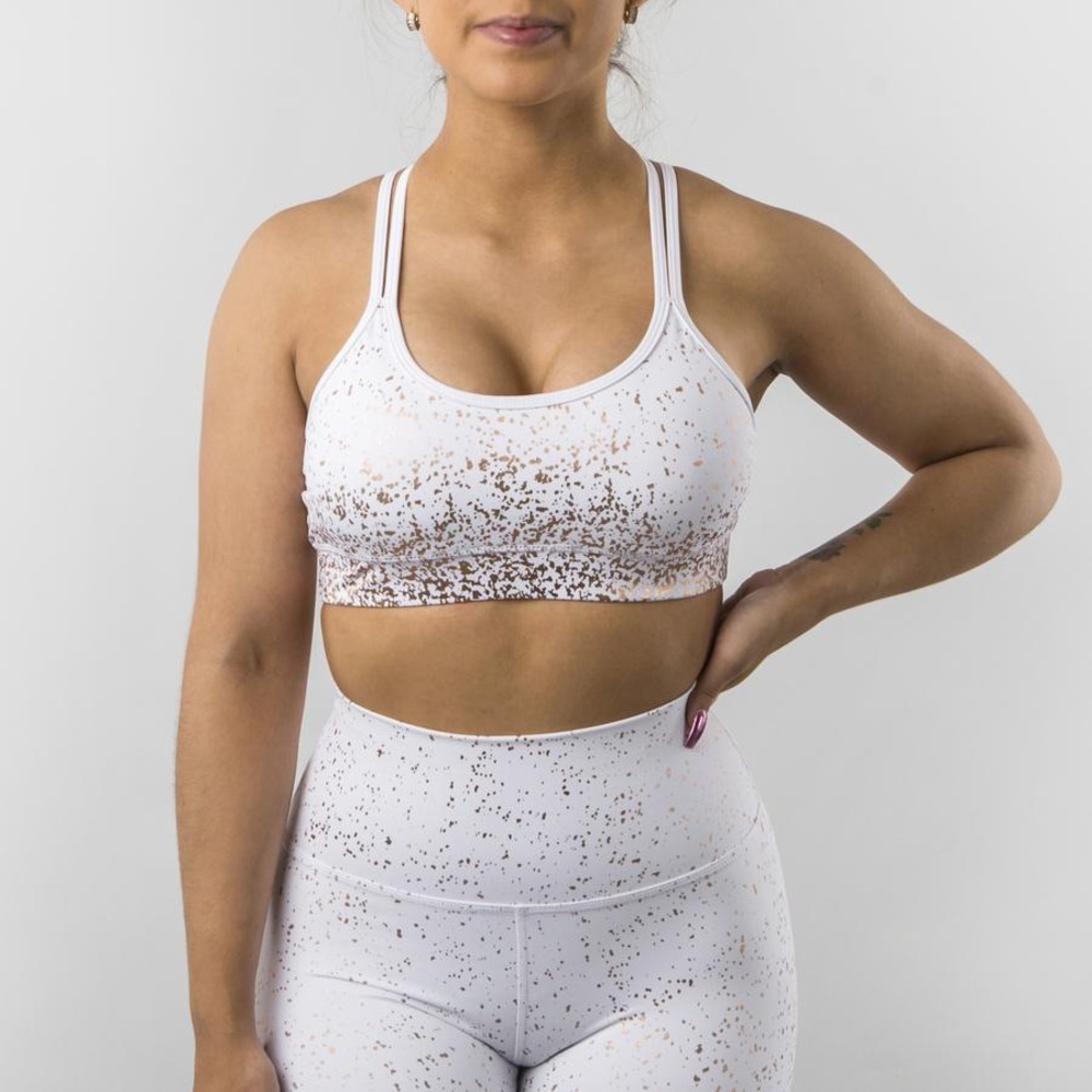 BuffBunny ‘Rosé Jade Bra’ Rosé White NWT